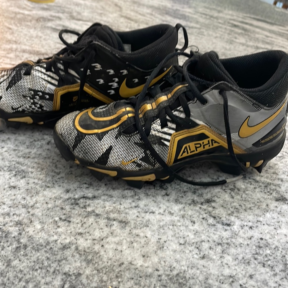 Y4 Nike Alpha Fastflex Football Spikes